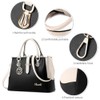BestoU Women's Large Black Handbag, Modern Women's Handbag Large Shoulder