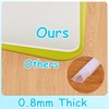 PABUSIOR Small Silicone Mats for Crafts, Translucent Liner, 7.9×9.5 in