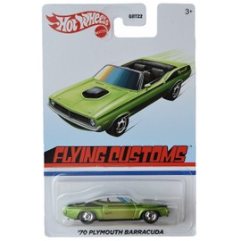 Hot Wheels '70 Plymouth Barracuda, [Green] Flying Customs