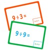 BAZIC Division Flash Cards, Numbers Elementary Math Flashcards Game at
