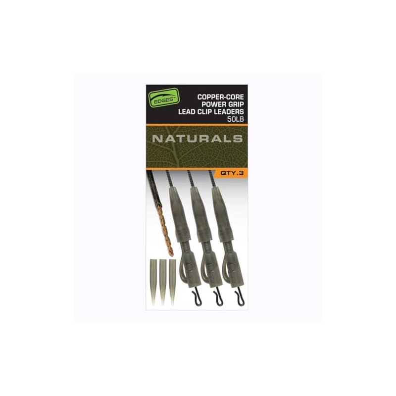Fox Edges Naturals CAC903 50lb Plastic Lead Clamp Copper Core