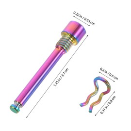 GANAZONO 1 Set Disc Brake Pad Bolts: Alloy Brake Pad Screws and Pins for Mountain Bike Oil Disc Bike Cycling Adapter Mount Fixed Bolt Screw Accessories