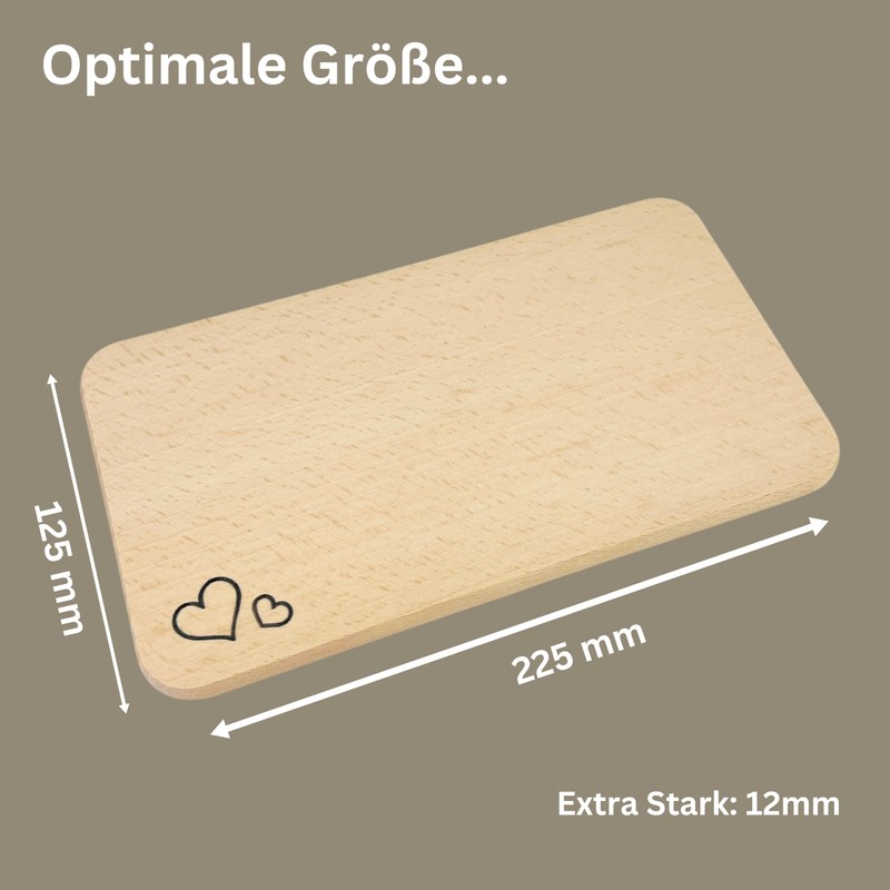 Breakfast Board Set of 2 | Natural Beech | Wooden