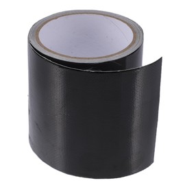 Hihaha Weatherstrip Tarpaulin Repair Tape/Outer Leak-Proof Tent Awning Tape Tear Resistant Tape for Truck RV Car/Durable Fiberglass 3.94"x16.40ft / 1 Pc Black