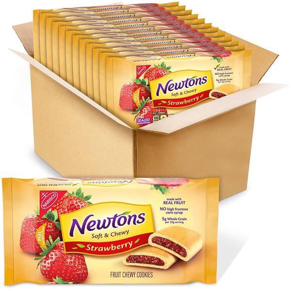 Newtons Soft & Fruit Chewy Strawberry Cookies, 12 - 10 oz Packs