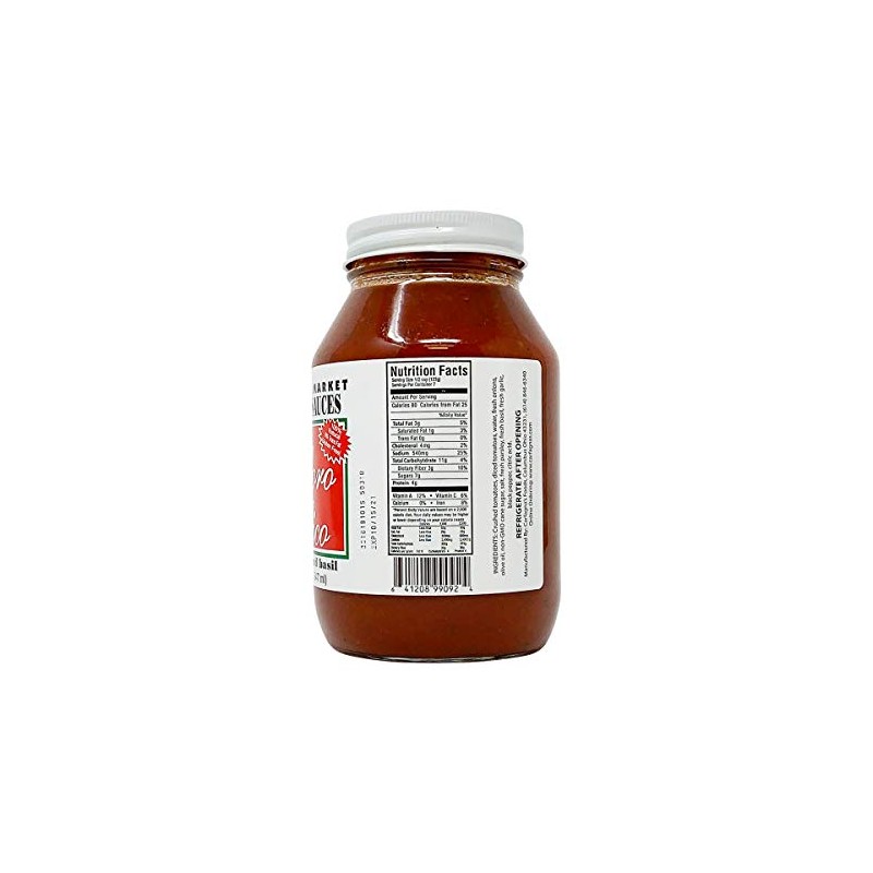 Carfagna's Pasta Sauce, Established 1937, Family Recipe, Made in Small