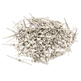 PATIKIL Chandelier Connector Clip, 200 Pack 33mm/1.3" Length Chandelier Bowtie Pin Replacement for Fastening Crystals Lamp Ceiling Light Parts, Silver