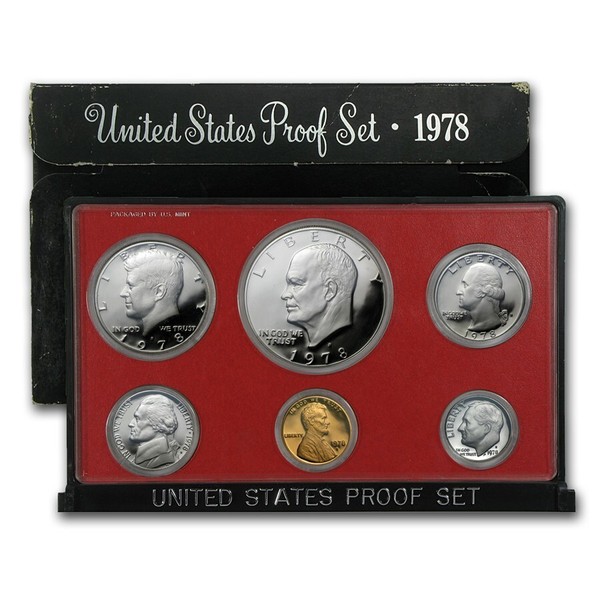 1978 Proof Set - 6 Coin Set