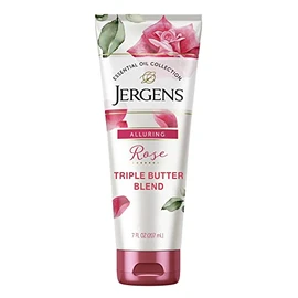 Jergens Rose Body Butter Loción Humectante Manos Cuerpo Aceite Esencial Camelia Una Hidratación Indulgente