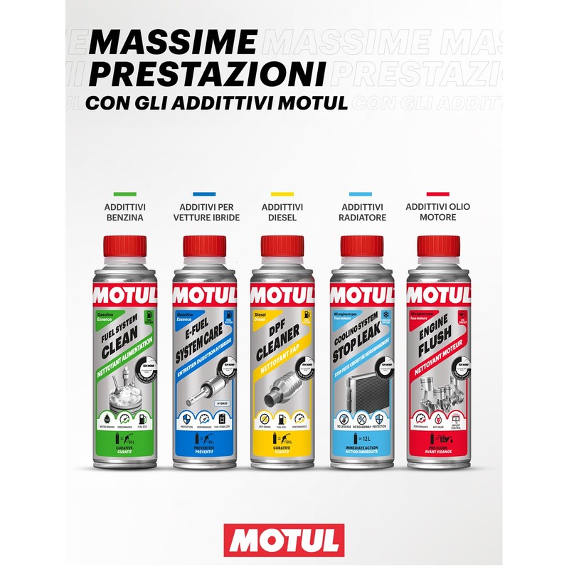 Motul - Additivo per Migliorare il Numero di Ottano e