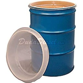 Duda Diesel 2 Pack of 400 Micron EZ Strainers for use with a 55 Gallon Steel Drum - Strainer only, Does NOT Include Drum