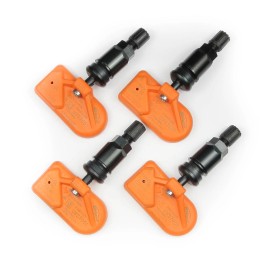 TPMS New Black Stem TPMS Set 433mhz Fits 2022 2023 Dodge Challenger SRT Hellcat