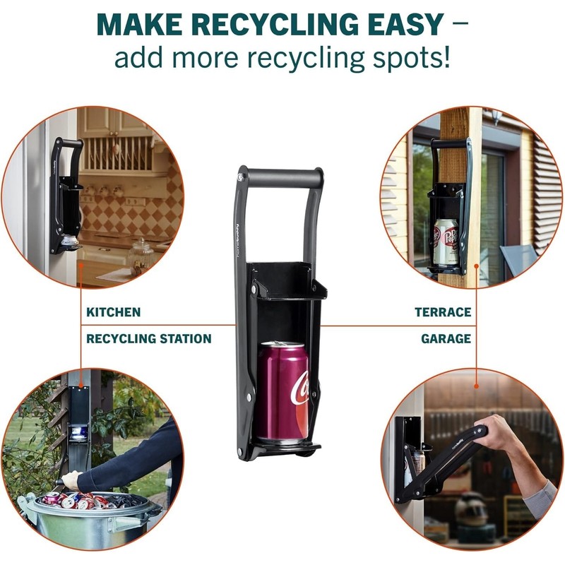 HomeBuddy Can Crusher for Recycling - 12 Oz. and 16