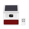 Wireless Smart Outdoor Siren with Solar Wifi Panel motion detector-