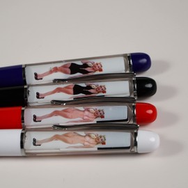 Funny Pens Naked Girl Pen Floating Floater Tip And Strip Pen Girl Strips When You Turn Her Upside Down Pack Of 1 PCS