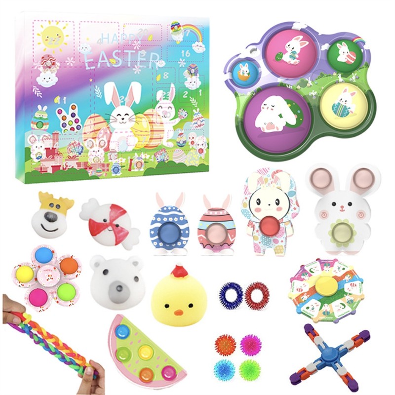 Easter Countdown Calendar Gift Box Advent Calendar DIY Vent Decompression