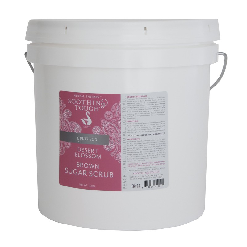 Soothing Touch Brown Sugar Scrub, Desert Blossom, 15 Pound