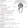 ZOVEDAIUG Digital Pocket Clip Watch for Men Carabiner Watch Backpack