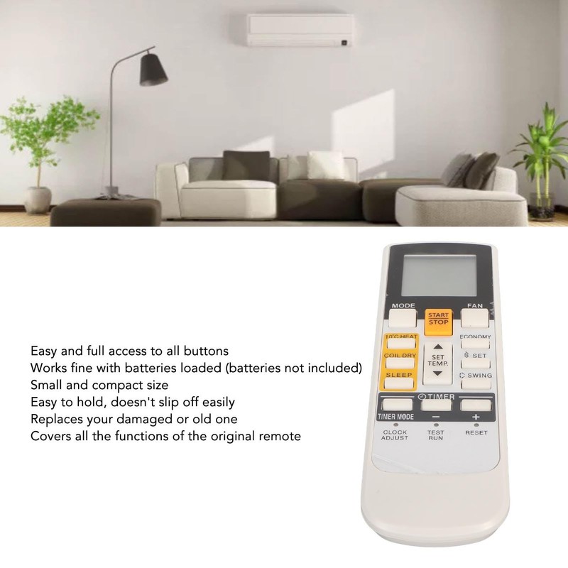AR RAE1E Remote Control for FUJITSU, Universal Air Conditioner Remote
