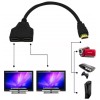 Universal HDMI Port Splitter Cable Male to Female 1 Input