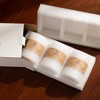 MOZEAL 3" x 4" Hand-Poured Unscented Candle,Dripless Pillar Candle Set