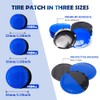 FHTDW 34Pcs Tire Patch Kit Tire Repair Tools, Tire Patch