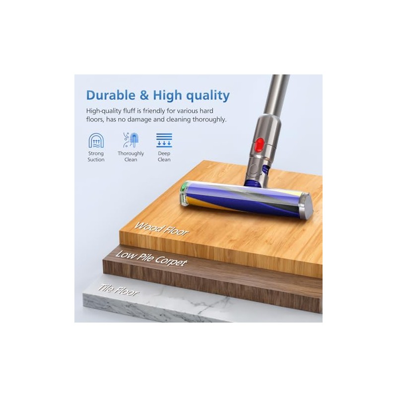 Brush Roller Replacement Compatible with Dyson V12 V15 Detect Slim