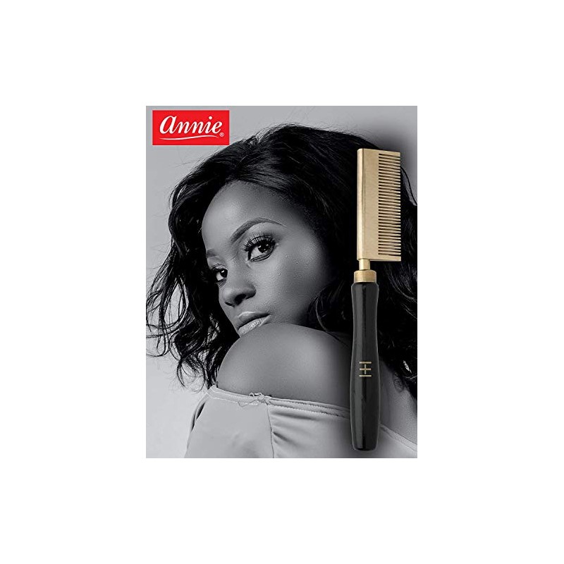 Annie Straightening Comb, Med Teeth, Double Sided
