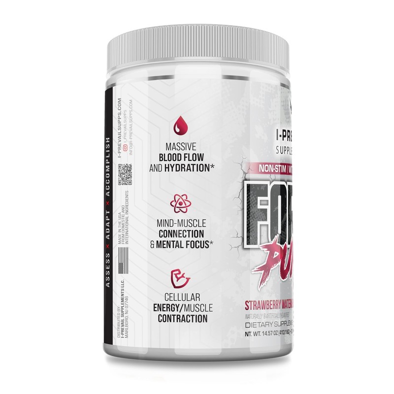 I-Prevail Supplements Forge Pump V2 Non-Stimulant Pre-Workout Nitric Oxide Boosting