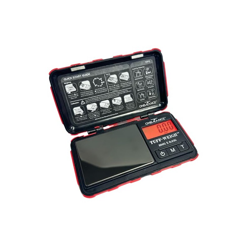 Tuff Weigh Digital Pocket Scale, 100g x 0.01g Precision, Mini