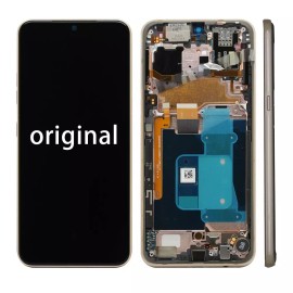 For LG V60 ThinQ 5G LM-V600VM/TM OLED LCD Display Touch Screen Digitizer Frame