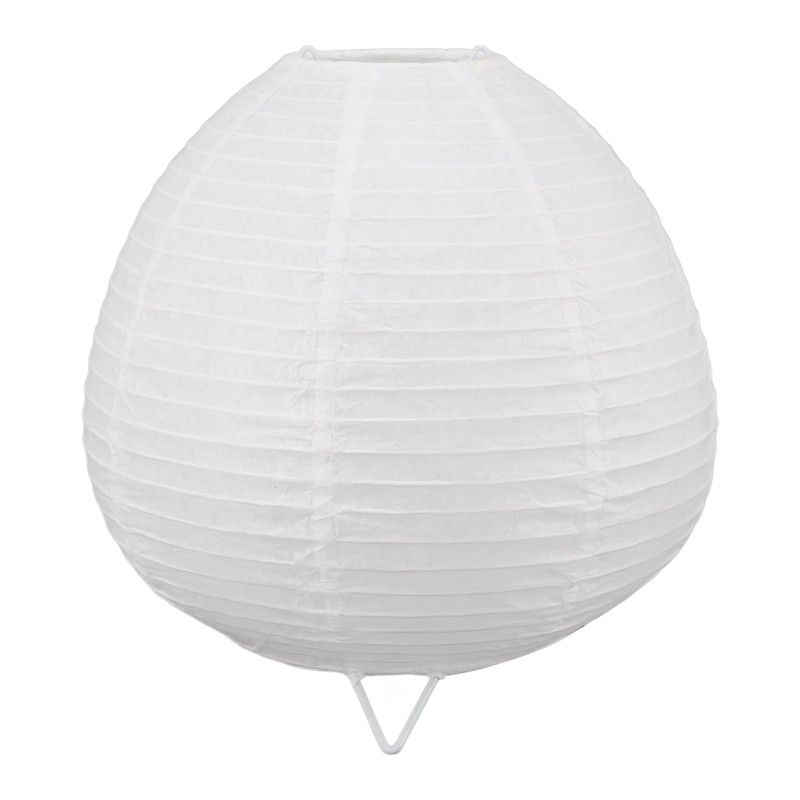 Lantern Table Paper Lamp Warm Light E14 Bulb Simple Installation