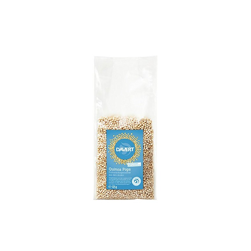 Davert Quinoa Pops - 125 g Organic, Vegan
