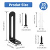 20 Pack Furniture Anchors for Baby Proofing,Keep Baby and Pet