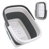Udefineit Collapsible Foot Soaking Tub with Handle, 15L/4 Gallons, Portable