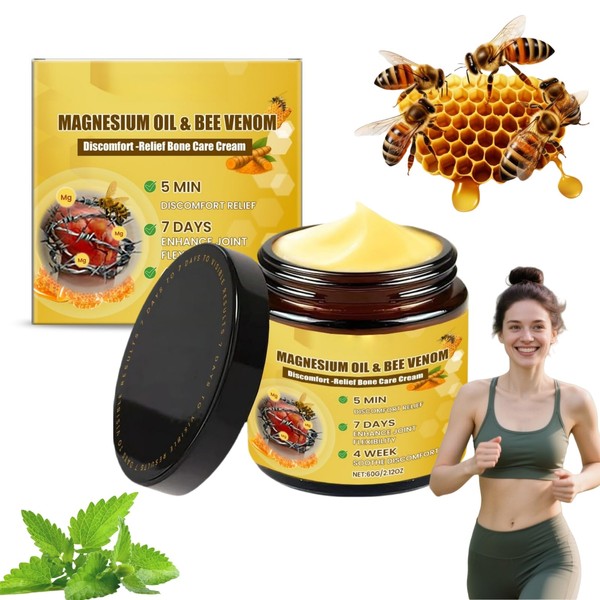 Bee Ve/nom Cream for Arth/ritis,Mag/nesium Pain Relief Cream,Jo/int Relief Cre/am,Jo/int