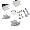 Bohaner Pack of 4 Z-Angle Brackets Solar Panel Mount with