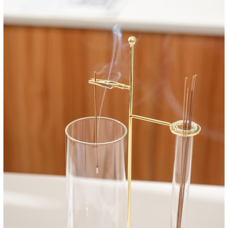 UBLUCKEN Incense Holder for Sticks, Anti-Ash Flying Incense Burner with