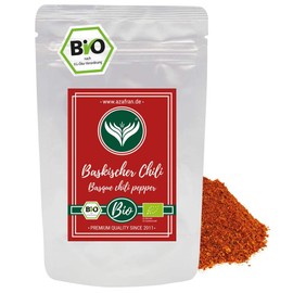Azafran Organic Basque Chili from France, Chilli Powder from the Basque Country, Basque Chili Ground 100 g