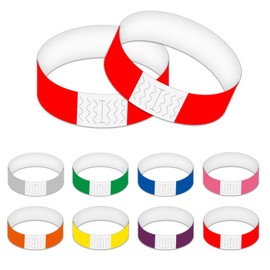 160pcs Wristbands for Events 3/4 Inch Paper Wrist Bands Coloured Waterproof Event Wristbands Neon Disposable Entry Wristbands Paper Bracelets for Events Music Festival Party Concert Contest - 8 Colors