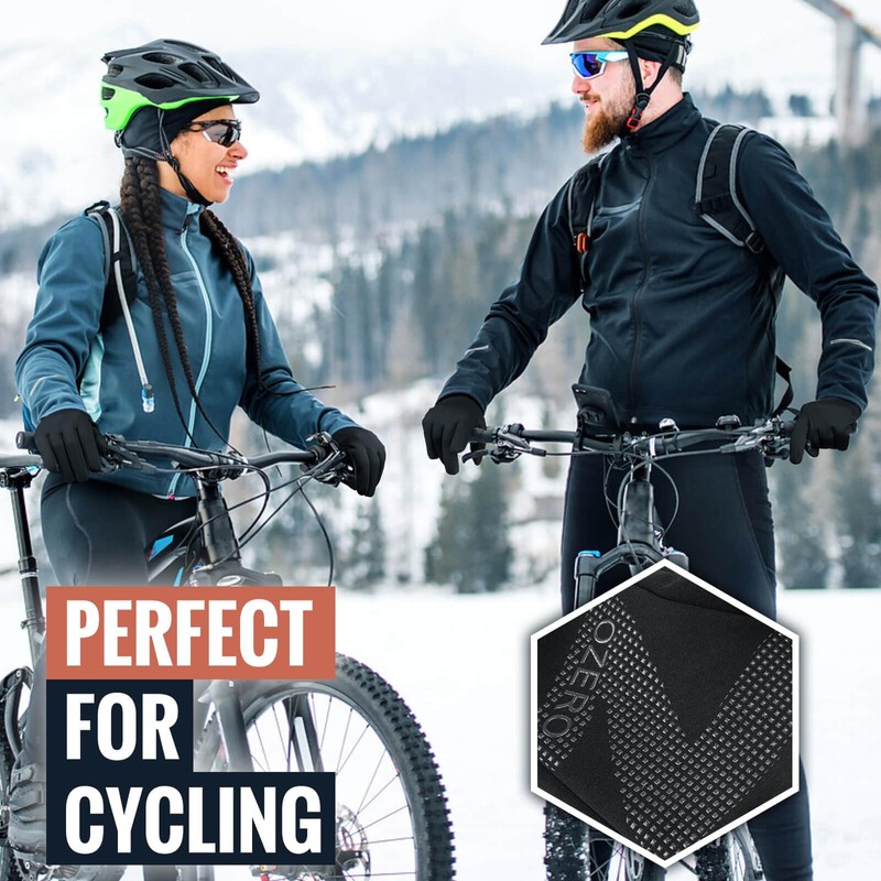 OZERO Winter Warm Gloves for Men: Cold Weather Lightweight Touchscreen