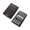 Robert Welch Malvern Bright Pastry Forks, Set of 4. Made