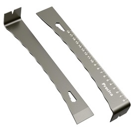 Preciva Flat Pry Bar Set, Multifunctional Nail Pry Bar with Measuring Scale (cm)