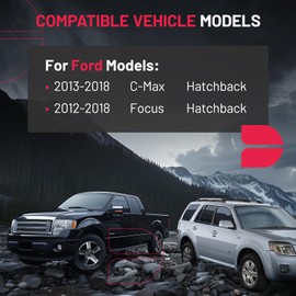 SYERAL Power Door Lock Actuator Rear Tailgate Trunk Latch Compatible with Ford C-Max 2013-2018 Focus 2012-2018 Replacement for 940-129 940129 CP9Z5843150A BM5Z5843150B