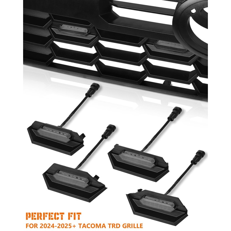 Seven Sparta 4 PCS Grill Led Lights with Fuse Adaptor