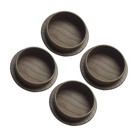 Operitacx 4pcs Furniture Feet Protector Pads Chair Leg Floor Protectors with Felt Base Noise Reducing Plastic Covers for Chair Legs Home Scratch Protection