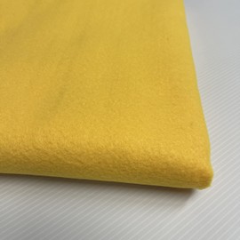 Yellow 1 Metre Acrylic Plain Felt Arts and Craft Fabric Material for Sewing Embroidery Decorations 88cm Wide 1 Meter Pre Cut (Yellow, 1 Meter Pack)