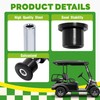 WUTIST Leaf Spring Bushing Kit Compatible with 2004-UP Club Car