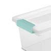 Sterilite Medium Clip Storage Box, Clear (pack of 4)