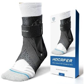 Hocafer Left Ankle Brace for Women & Men - Ankle Support Sprained Ankle Brac...